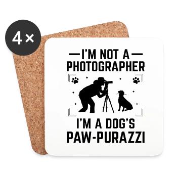 Dog Lover Photography Loves Dog Photographer Dogs - Coasters (set of 4) - white - Front