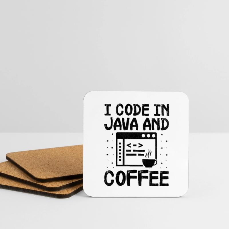 Kaffee-Codierung Programmierer Programmierer Entwickler Nerd Coff Untersetzer (4er-Set)