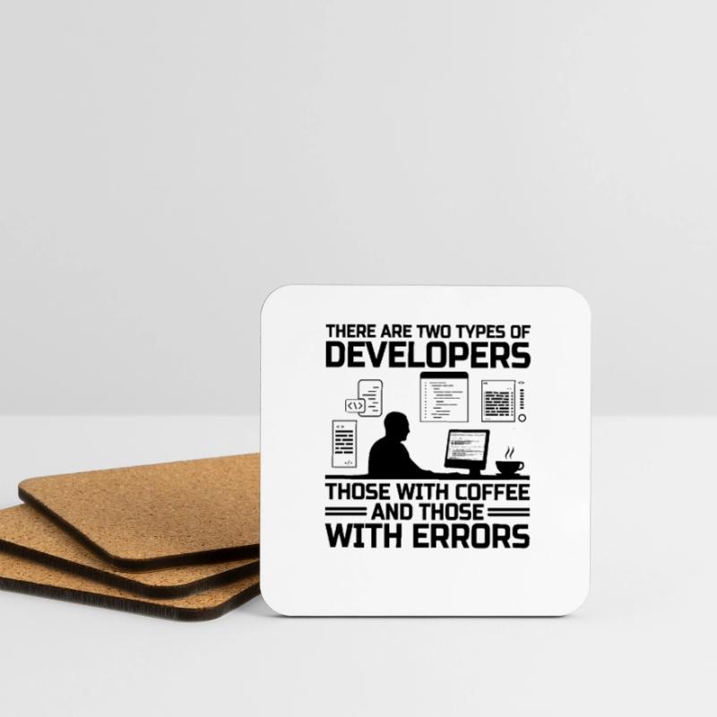 Coffee Coding Programmer Coder Developer Nerd Coff Coasters (set of 4)