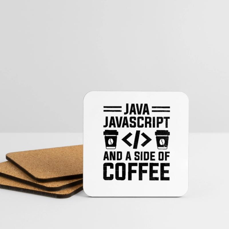 Café Codage Programmeur Codeur Développeur Nerd Coff Dessous de verre (lot de 4)