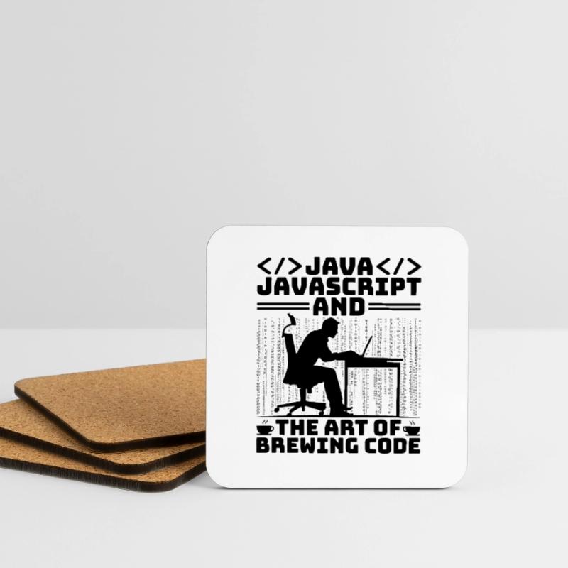 Café Codage Programmeur Codeur Développeur Nerd Coff Dessous de verre (lot de 4)