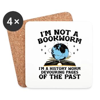 History Teacher Funny Historical Teachers Sayings - Coasters (set of 4) - white - Front