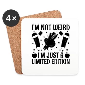 Art Teacher School Teacher Funny Art Teachers Scho - Coasters (set of 4) - white - Front