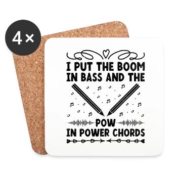 Musician Songwriter Singer Musician Music Music Pr - Coasters (set of 4) - white - Front