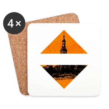 Sevilla Spanien Stadt Skyline Heimat Liebe Urlaub - Untersetzer (4er-Set) - Weiß - Vorne