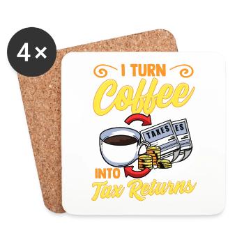 Never Trust The Living Creepy Zombie - Coasters (set of 4) - white - Front