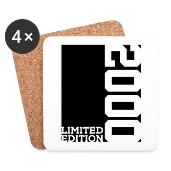 LIMITED EDITION 2000 26. GEBURTSTAG - Untersetzer (4er-Set) - Weiß - Vorne
