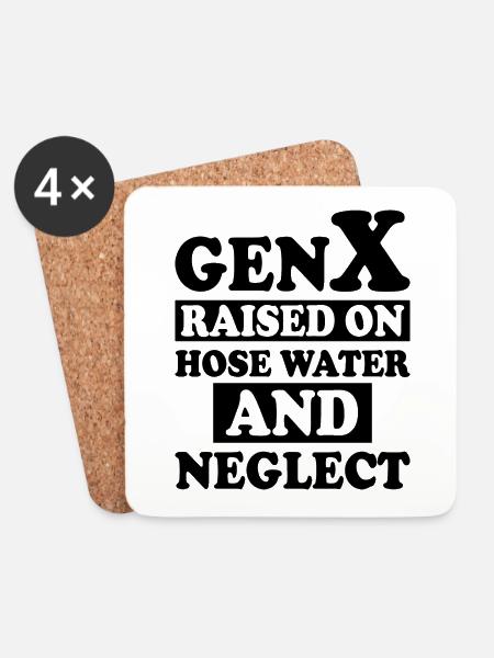 Generation X Humor - Coasters (set of 4) - white