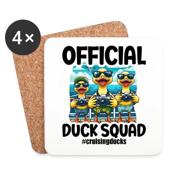 Humor Family Cruise Holidays - Coasters (set of 4) - white - Front