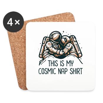 Astronaut Humor That's My Cosmic - Coasters (set of 4) - white - Front