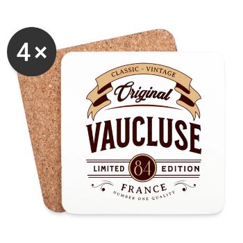 Departamento Vaucluse, Frankreich - Untersetzer (4er-Set) - Weiß - Vorne