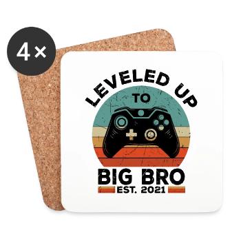 Big Brother 2021 Gamer - Coasters (set of 4) - white - Front