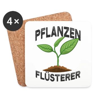 Gärtner - Untersetzer (4er-Set) - Weiß - Vorne