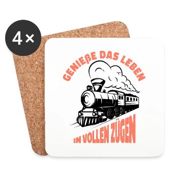 railroad - Coasters (set of 4) - white - Front