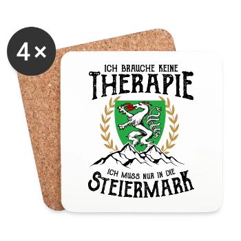 Styria - Coasters (set of 4) - white - Front
