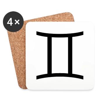 Zwilling - Untersetzer (4er-Set) - Weiß - Vorne