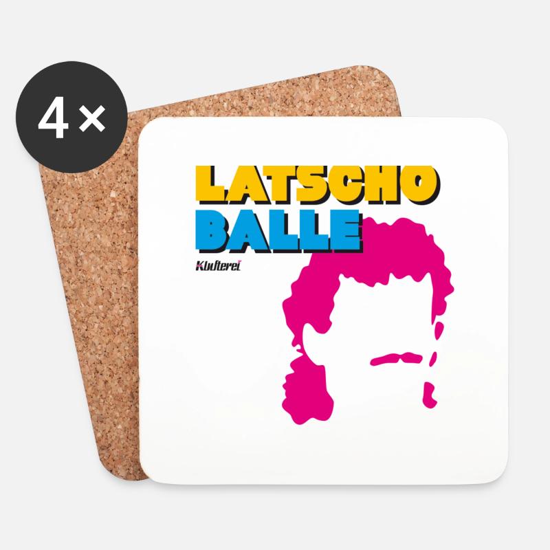 Latscho Balle - Untersetzer (4er-Set) - Weiß