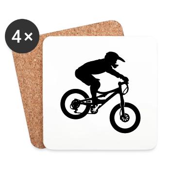 MTB Extreme - Coasters (set of 4) - white - Front