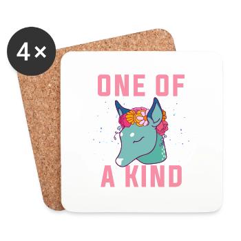 One of a kind.Unique Dow.Magical Gifts.Deer. Foal - Coasters (set of 4) - white - Front