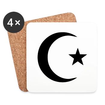 Islam - Coasters (set of 4) - white - Front