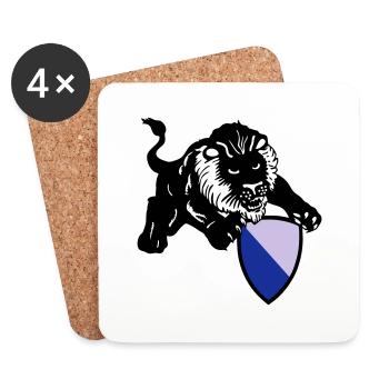 Zurich lion - Coasters (set of 4) - white - Front