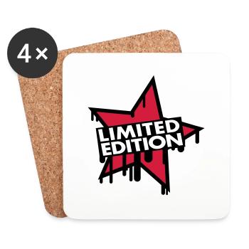 Limited Edition Star - Dessous de verre (lot de 4) - blanc - Devant