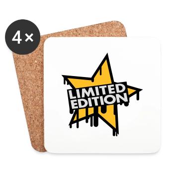 Limited Edition Star - Dessous de verre (lot de 4) - blanc - Devant