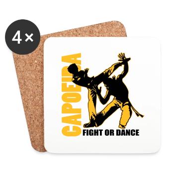 capoiera fight or dance 00 - Untersetzer (4er-Set) - Weiß - Vorne