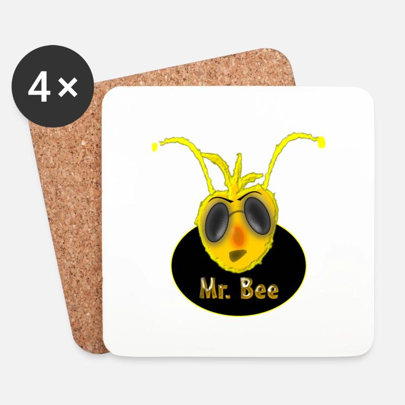 mister bee - Untersetzer (4er-Set) - Weiß