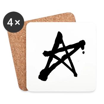 anarchy - Coasters (set of 4) - white - Front