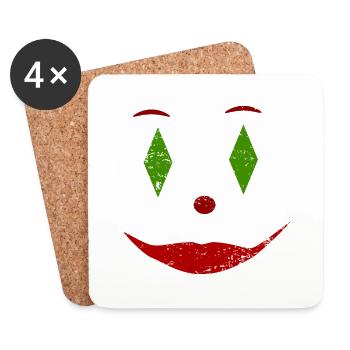 The Joker - Coasters (set of 4) - white - Front