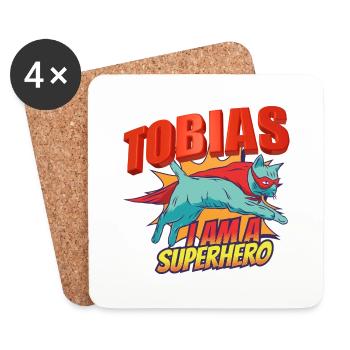 Tobias - Coasters (set of 4) - white - Front