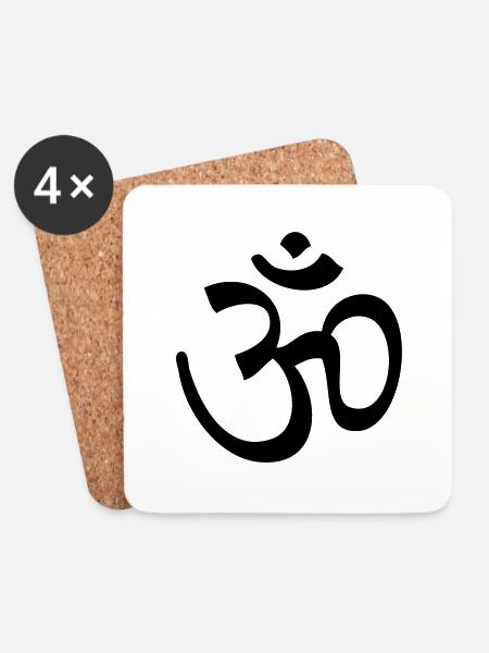 Om Omm Ohm om omm ohm aum - Untersetzer (4er-Set) - Weiß