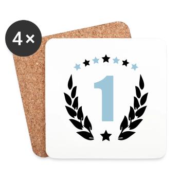 armer 1 - Dessous de verre (lot de 4) - blanc - Devant