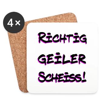 Really shit! - Coasters (set of 4) - white - Front