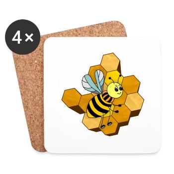 Insect - Coasters (set of 4) - white - Front