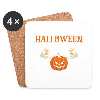 I've Been Ready For Halloween Cool Halloween - Coasters (set of 4) - white - Front
