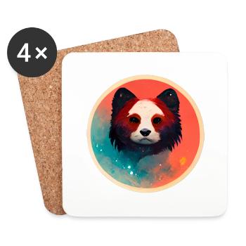 Bear - Coasters (set of 4) - white - Front