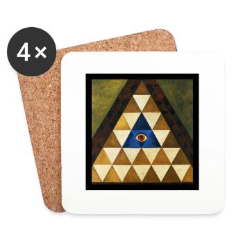 Secret Symbolism - Coasters (set of 4) - white - Front