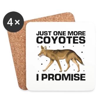 Coyote Design for Coyote Shreactors - Coasters (set of 4) - white - Front