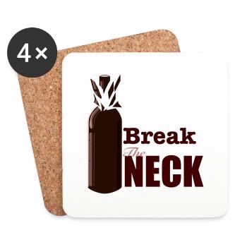 BottleNeck - Untersetzer (4er-Set) - Weiß - Vorne