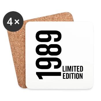 1989 Édition limitée - Dessous de verre (lot de 4) - blanc - Devant