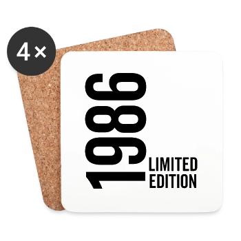 1986 Limited Edition - Untersetzer (4er-Set) - Weiß - Vorne