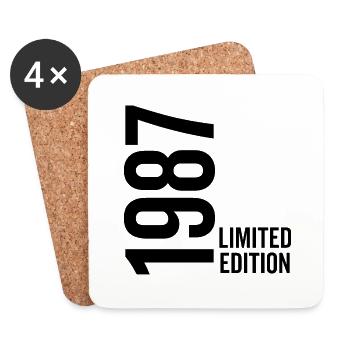 1987 Limited Edition - Untersetzer (4er-Set) - Weiß - Vorne