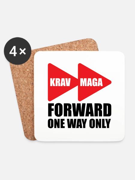Fast Forward >> - Untersetzer (4er-Set) - Weiß