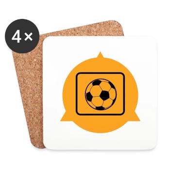 Fußball Soccer - Coasters (set of 4) - white - Front