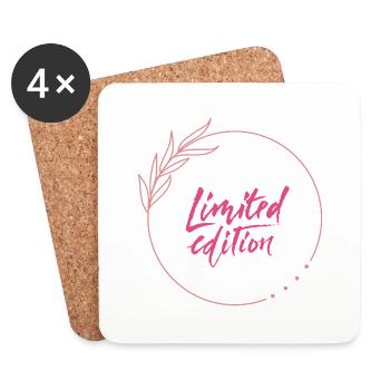 Limited edition - Coasters (set of 4) - white - Front