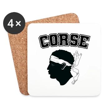 Corsican - Coasters (set of 4) - white - Front