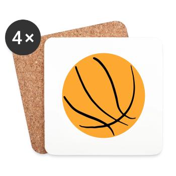 Basketball 26 - Coasters (set of 4) - white - Front