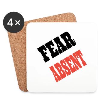 FearAbsent - Coasters (set of 4) - white - Front